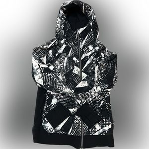 Lululemon Full Zip Print Hoodie Size 10